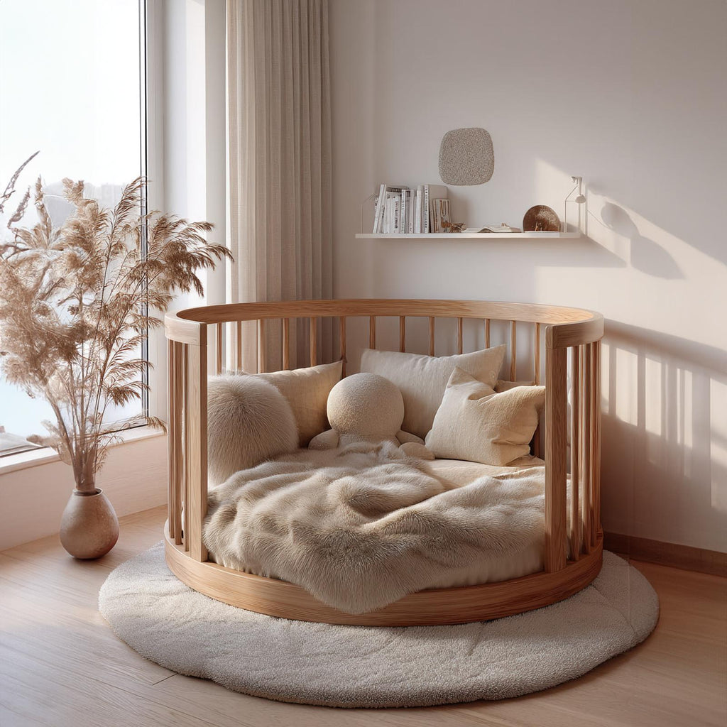 Scandinavian Round Daybed Kids Room Nursery