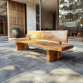 Handcrafted Wood Bench Luxury Living Room