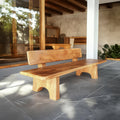 Rustic Wooden Bench For Living Room Or Entryway