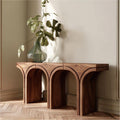 Mid Century Arch Console Table Living Room Entryway