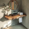 Rustic Minimalist Washstand Bathroom