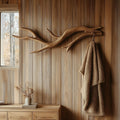 Organic Branch Wall Hook Solid Wood Rustic Entryway Accent
