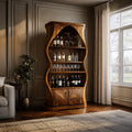 Artisan Solid Wood Wine Cabinet Dining Room SINLKISC454