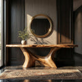 Modern Organic Sculptural Console Table Entryway Hallway Living Room