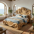Rustic Artistic Bedroom Bed Frame For Bedroom Or Master Bedroom