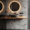 Rustic Floating Bathroom Vanity Modern Washroom Space SINLKIBRV190