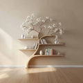 Rustic Tree Bookshelf Living Study Bedroom
