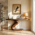 Artistic Flowing Base Console Table Entryway Hallway Living Room