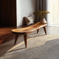 Rustic Live Edge Bench Entryway Hallway Accent Furniture