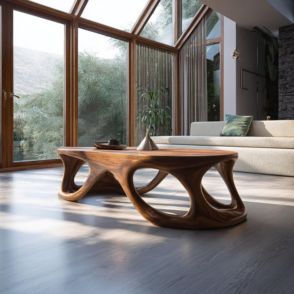 Mid Century Modern Coffee Table Living Room Accent