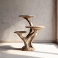 Rustic Side Table Reading Nook