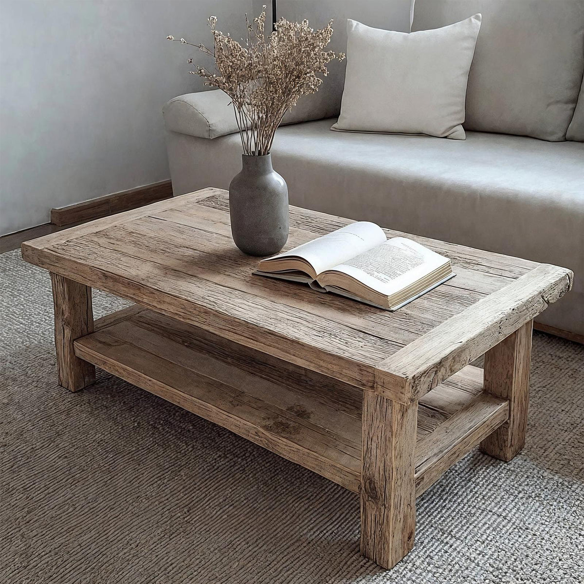Rustic Driftwood Coffee Table