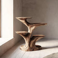Rustic End Table Living Room Corner