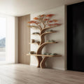 Midcentury Tree Wall Shelf Study Room
