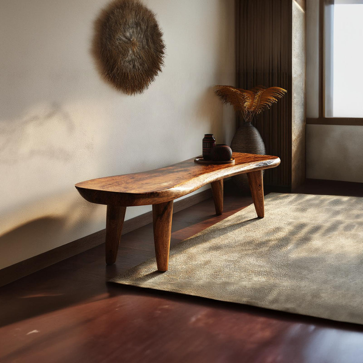 Rustic Handmade Bench Entryway Living Room Furniture