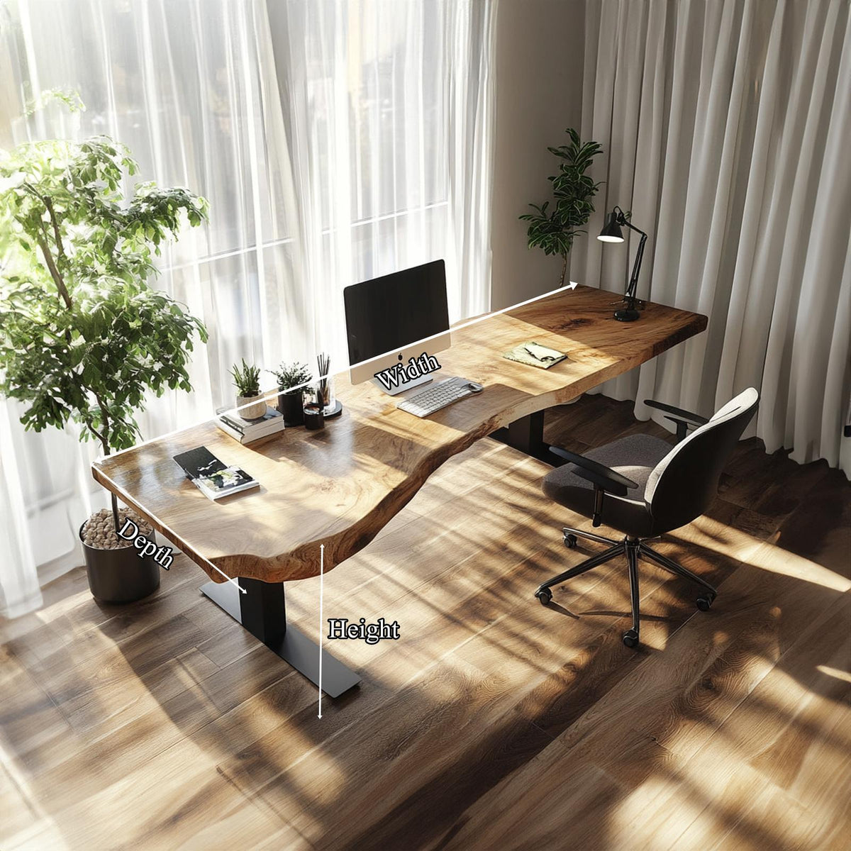Rustic Office Desk Studio Room And Work Corner