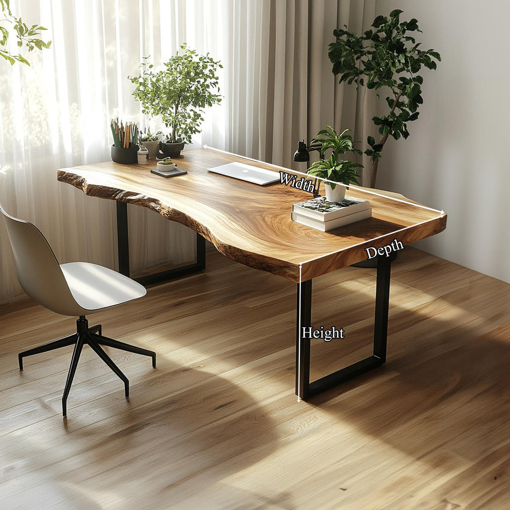 Natural Contemporary Office Desk Home Office And Study Room