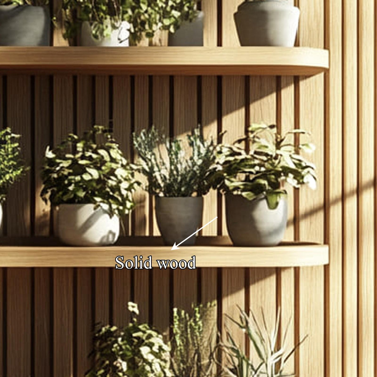Scandinavian Modern Wall Mounted Shelf Living Room Or Bedroom