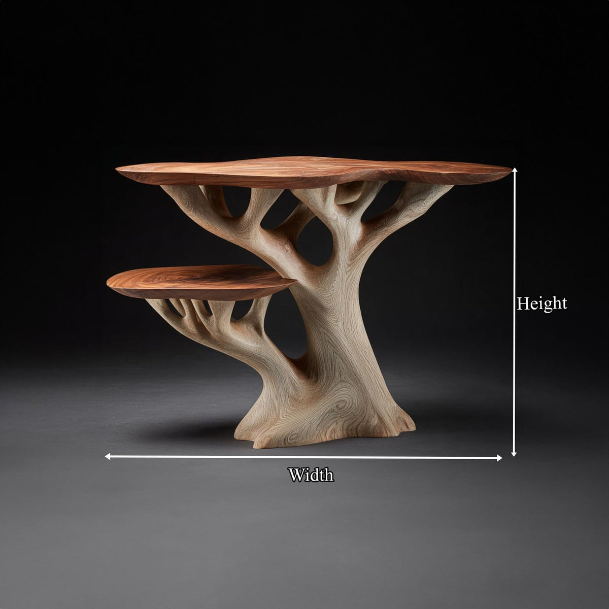 Rustic Organic End Table Bedroom Or Living Room Accent