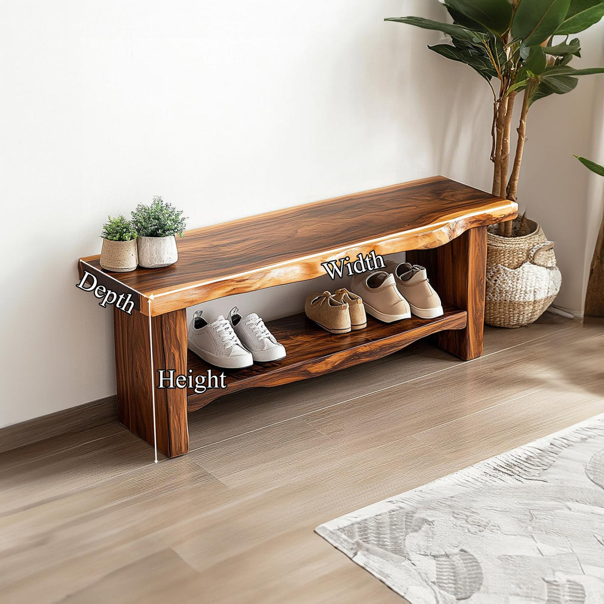 Rustic Home Shoe Bench Entryway And Closet
