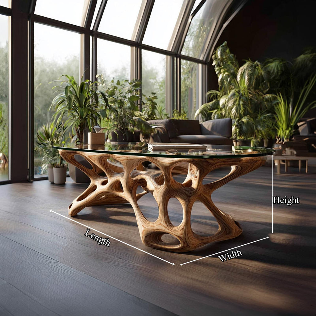 Mid Century Coffee Table Open Living Room