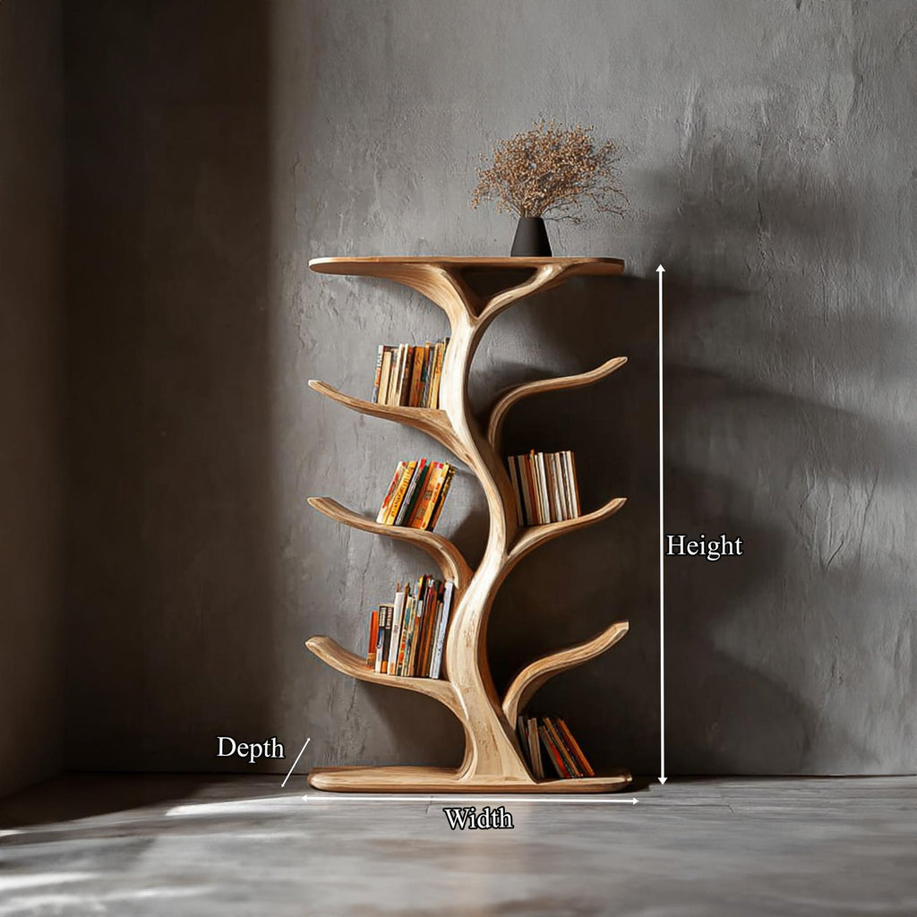 Midcentury Modern Tree Display Study Room