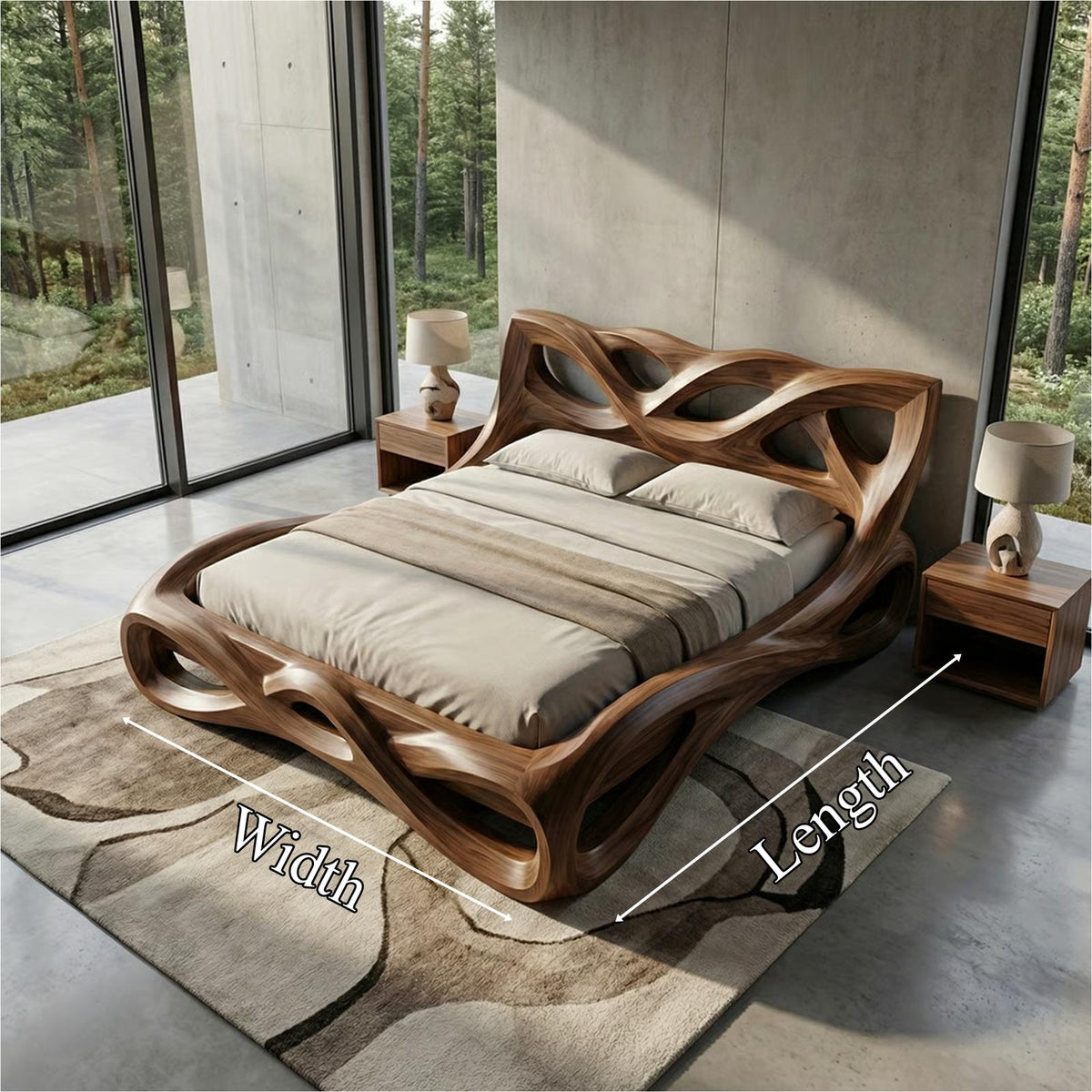 Rustic Decorative Bedroom Bed For Bedroom And Personal Space