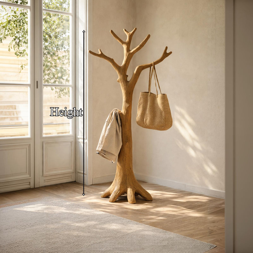 Rustic Tree Coat Rack Entryway Hallway