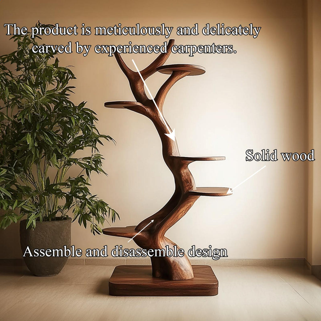 Rustic Tree Style Plant Display Living Room SINLKITT109