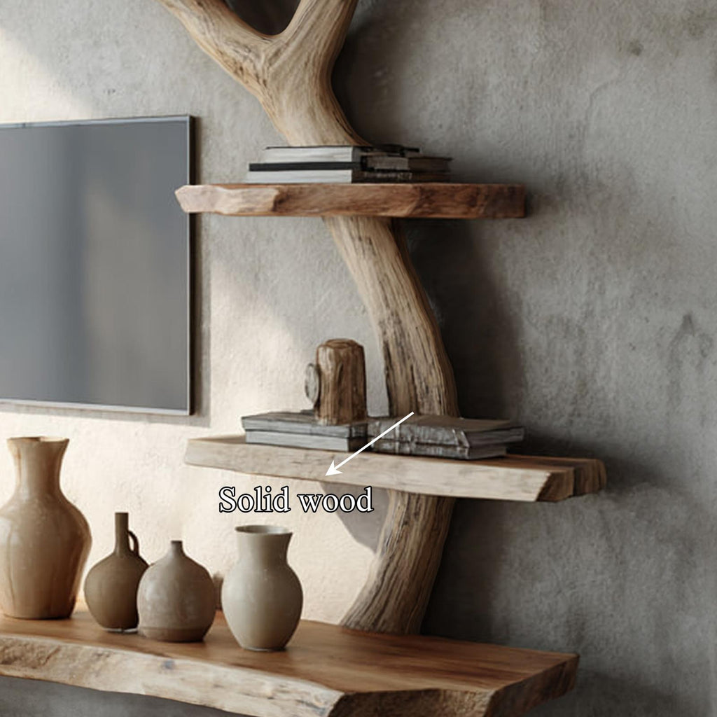 Rustic Branch TV Stand Living Room