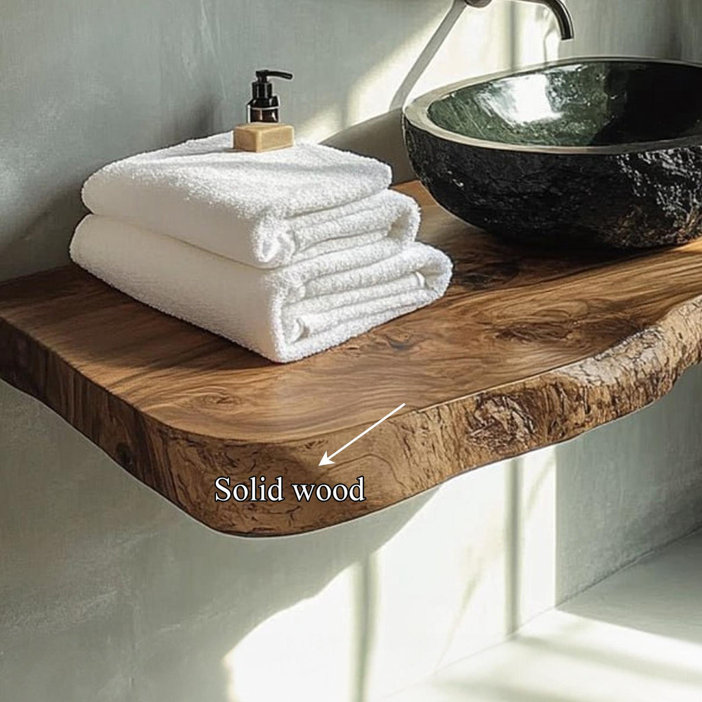 Rustic Stone Basin Vanity Bathroom