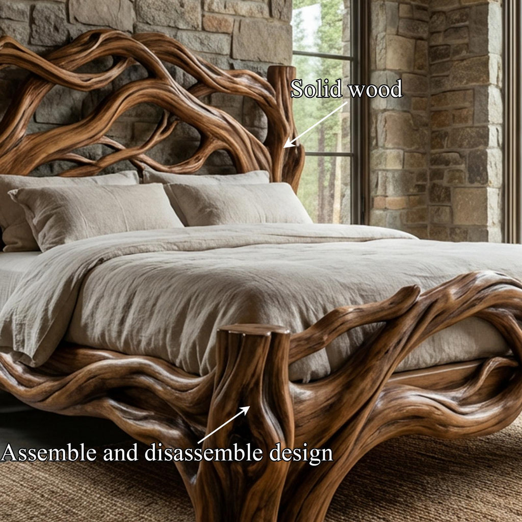 Rustic Bedroom Bed Design For Bedroom And Sleeping Space