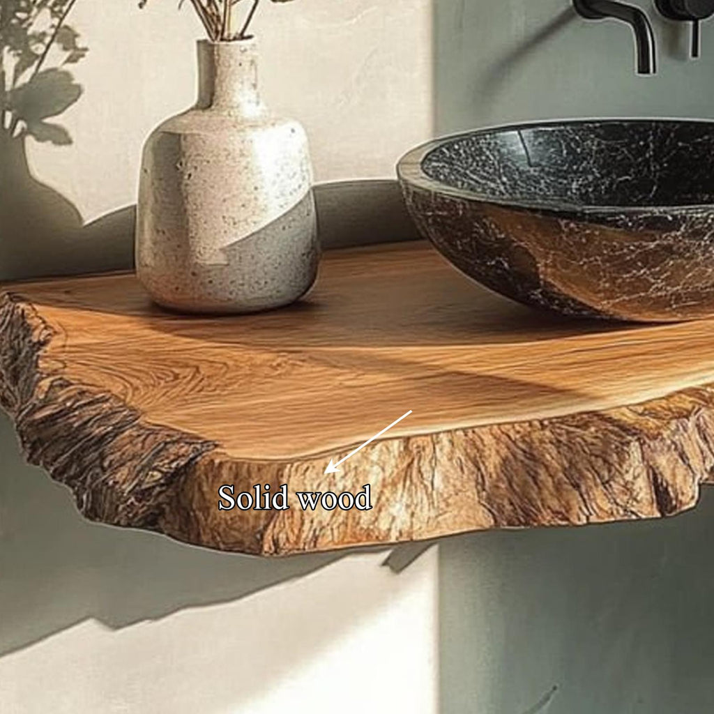 Rustic Minimalist Washstand Bathroom