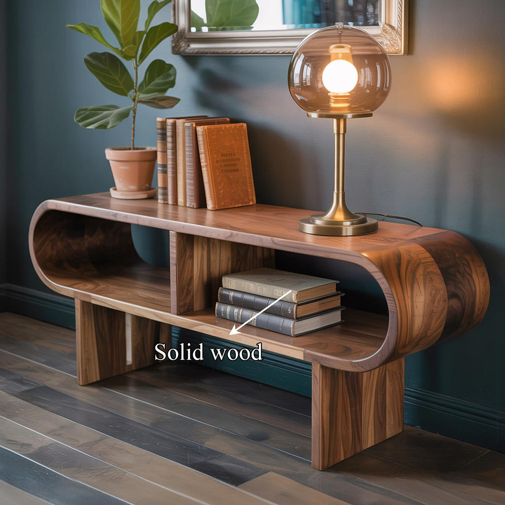 Mid Century Entryway Console Table Entryway And Hallway