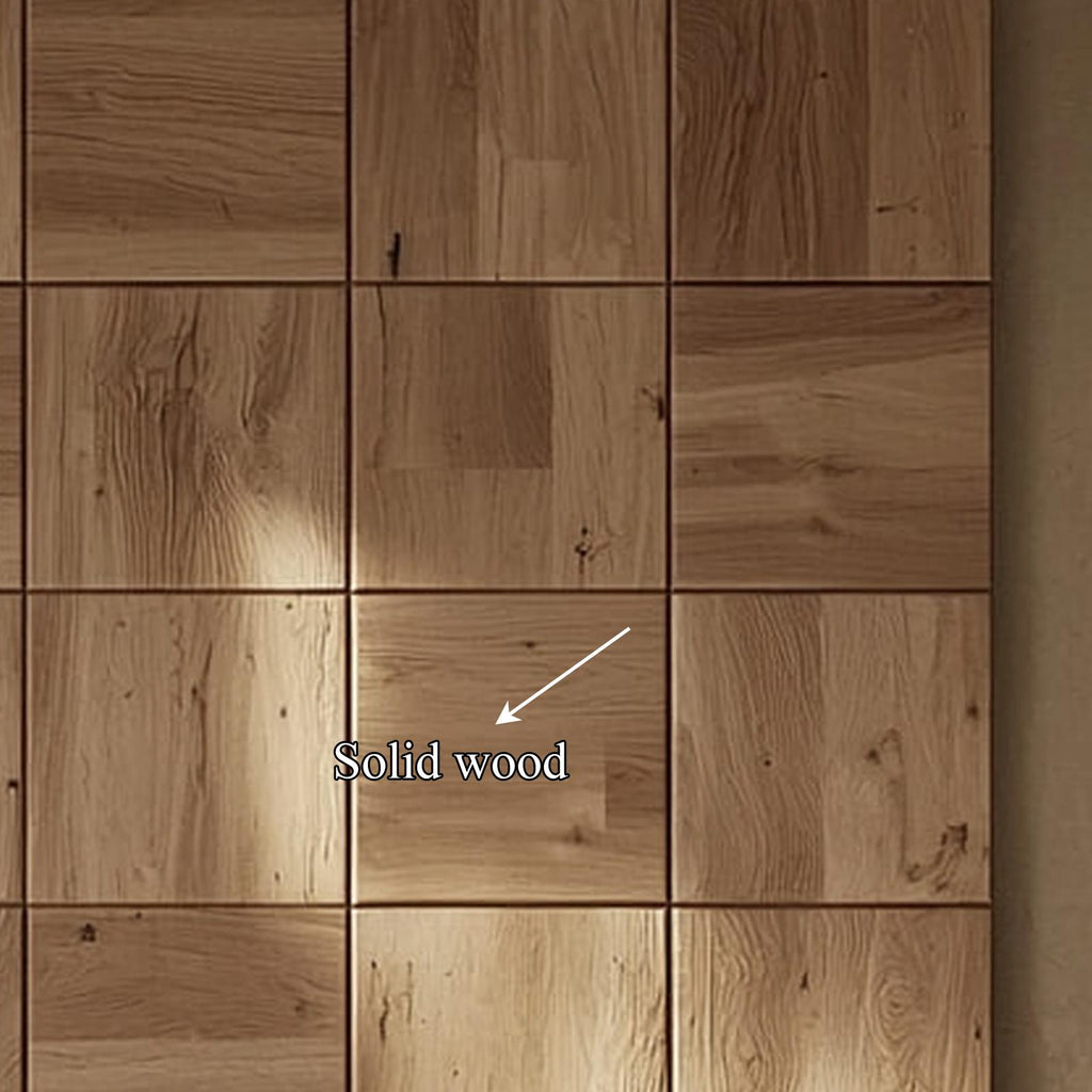 Nature Inspired Solid Wood Panel Headboard Bedroom Interior Architectural Accent SINLKIDH012