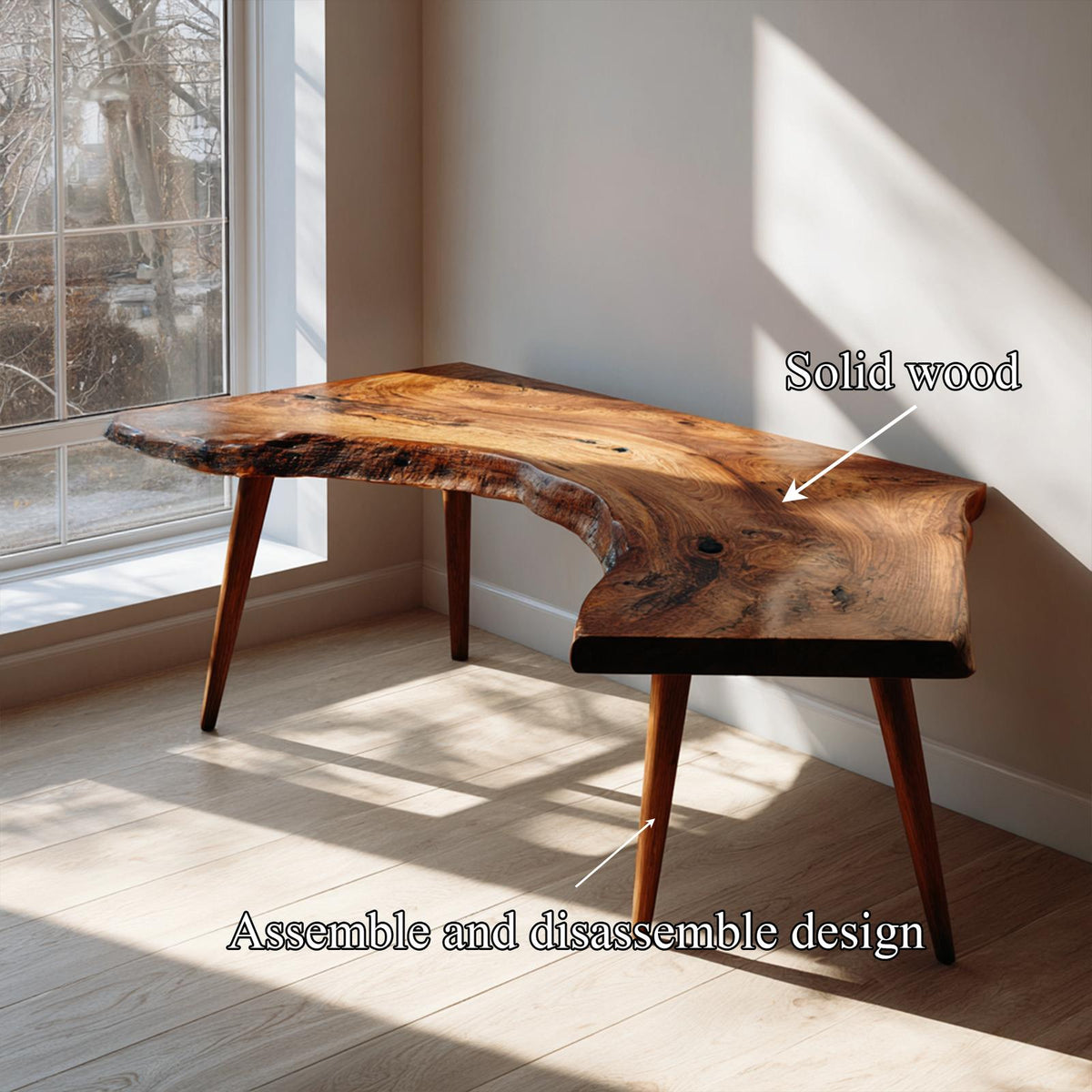 Rustic Contemporary Corner Work Desk Reading Room And Home Office