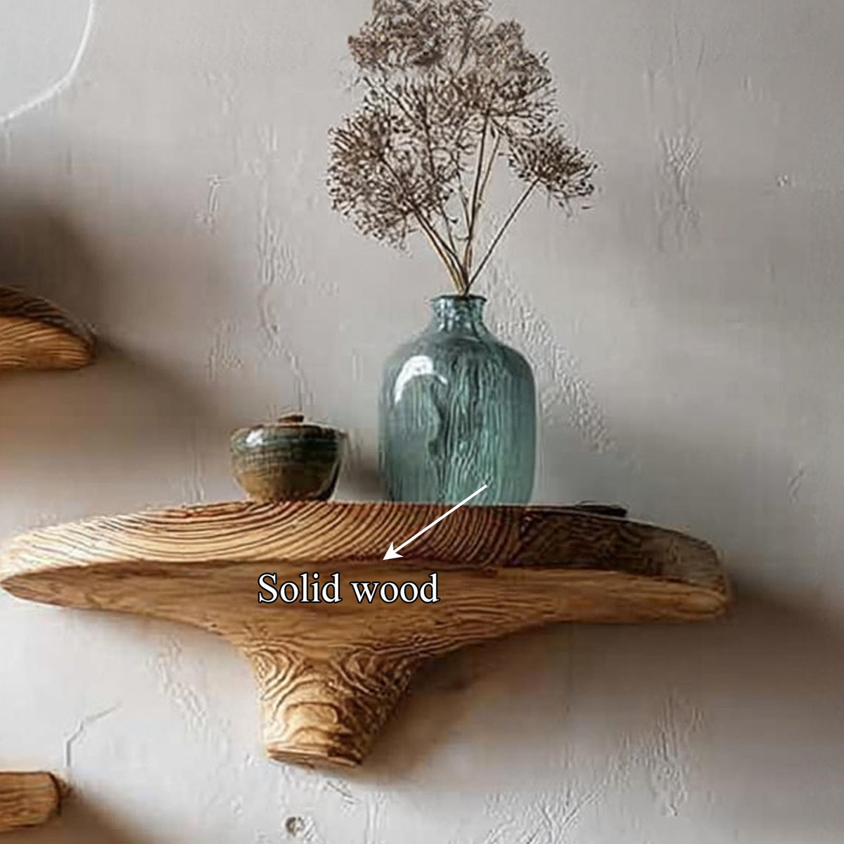 Midcentury Mushroom Shelf Bathroom
