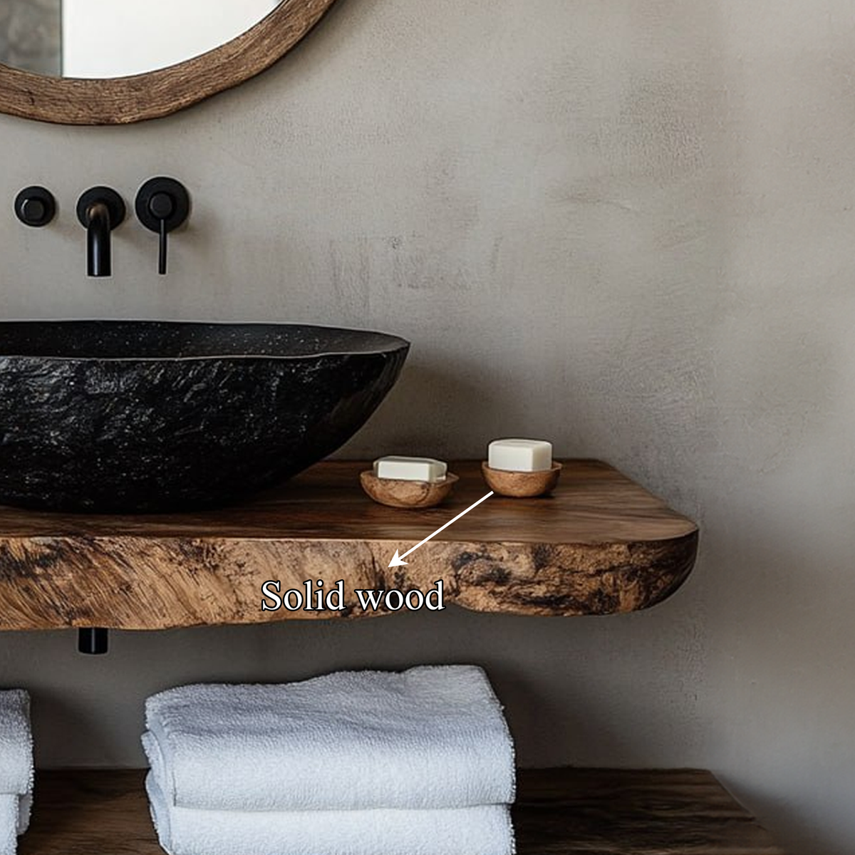 Rustic Modern Vanity Bathroom