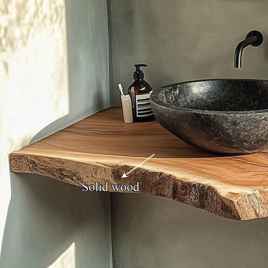 Rustic Narrow Vanity Bathroom