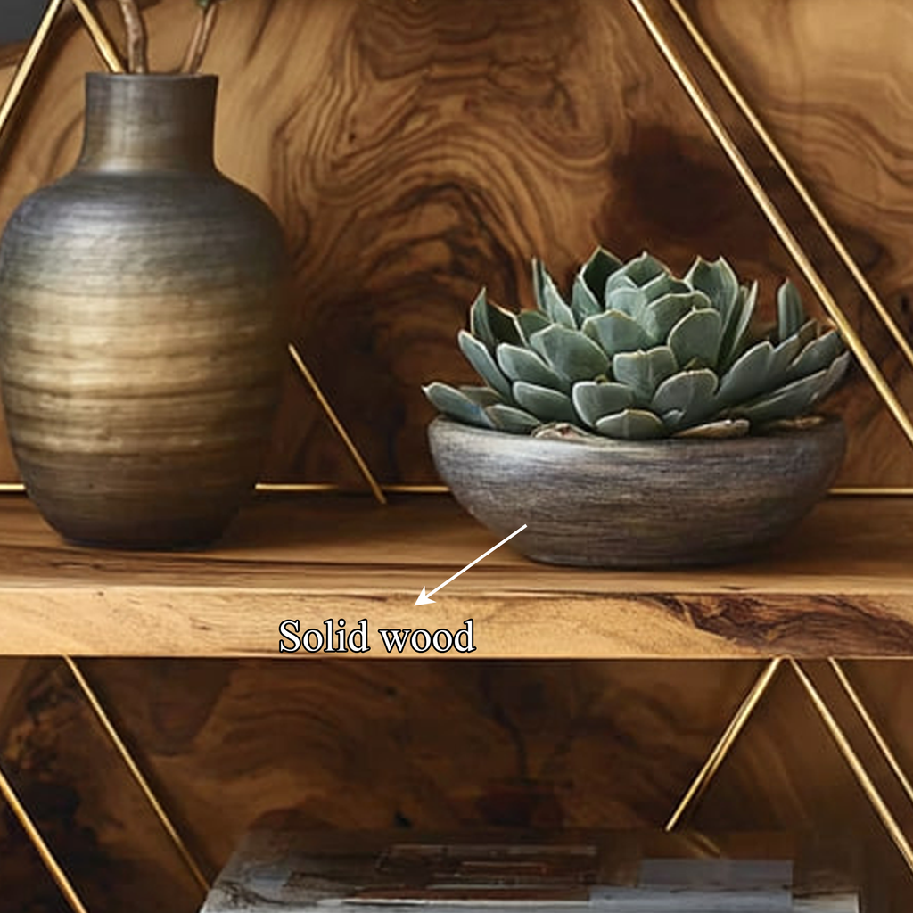 Floating Bedside Table, Wall Mounted Rustic Wood Nightstand with Storage for Bedroom & Office, Handcrafted Shelf