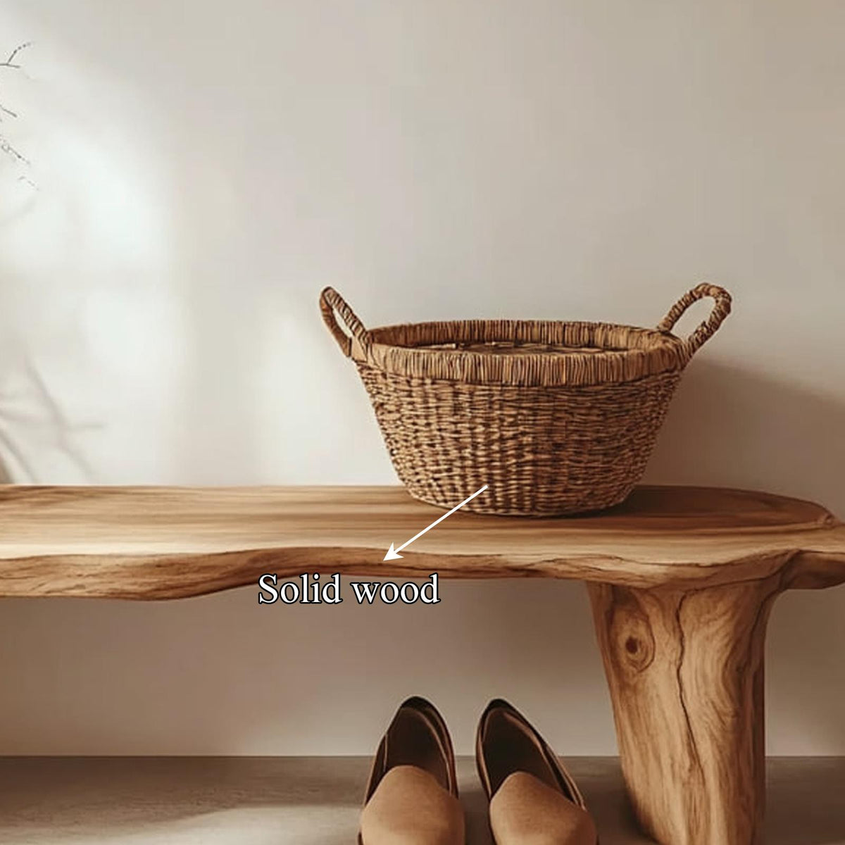 Rustic Wooden Bench Entryway Hallway Bedroom