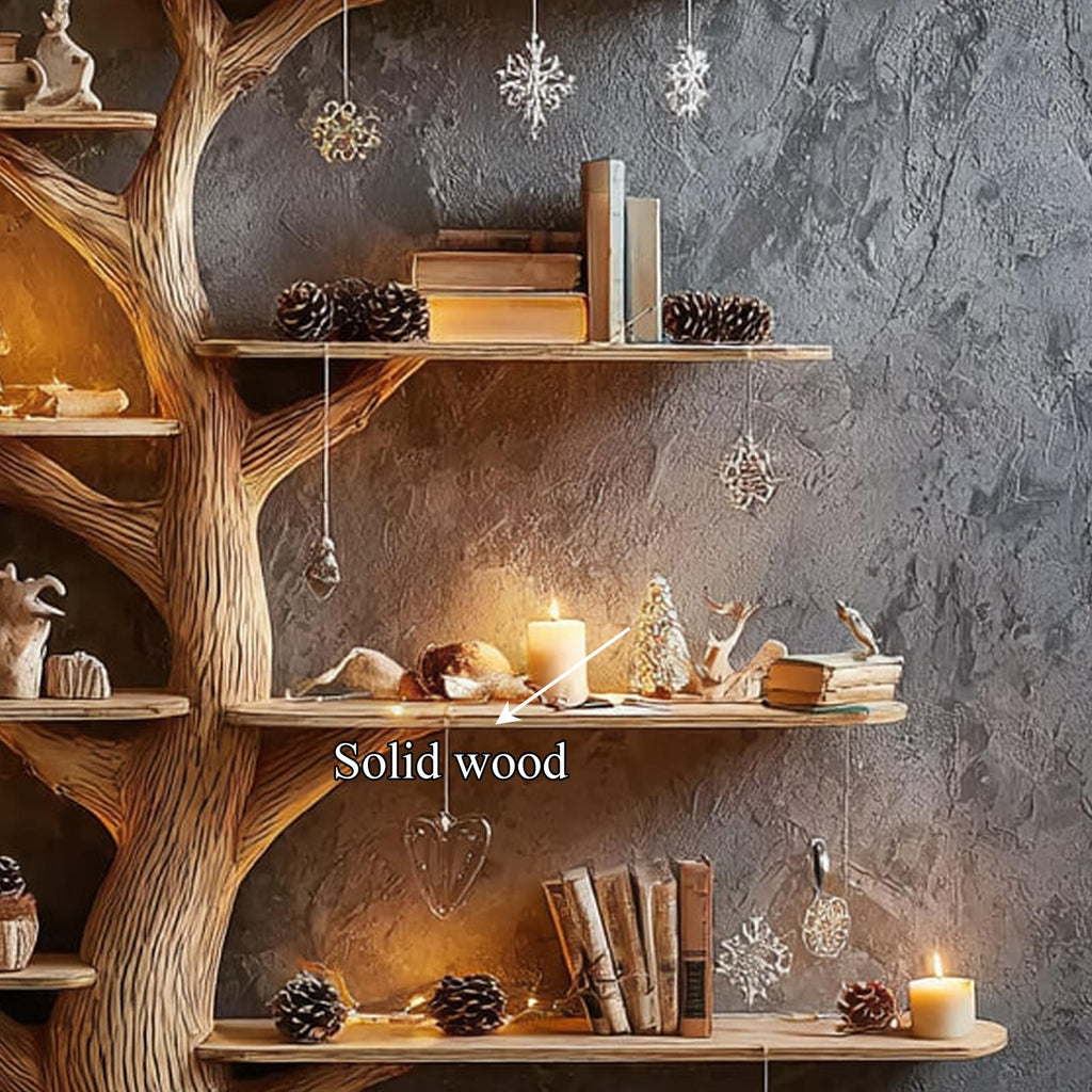 Mid Century Tree Bookshelf Seasonal Bedroom