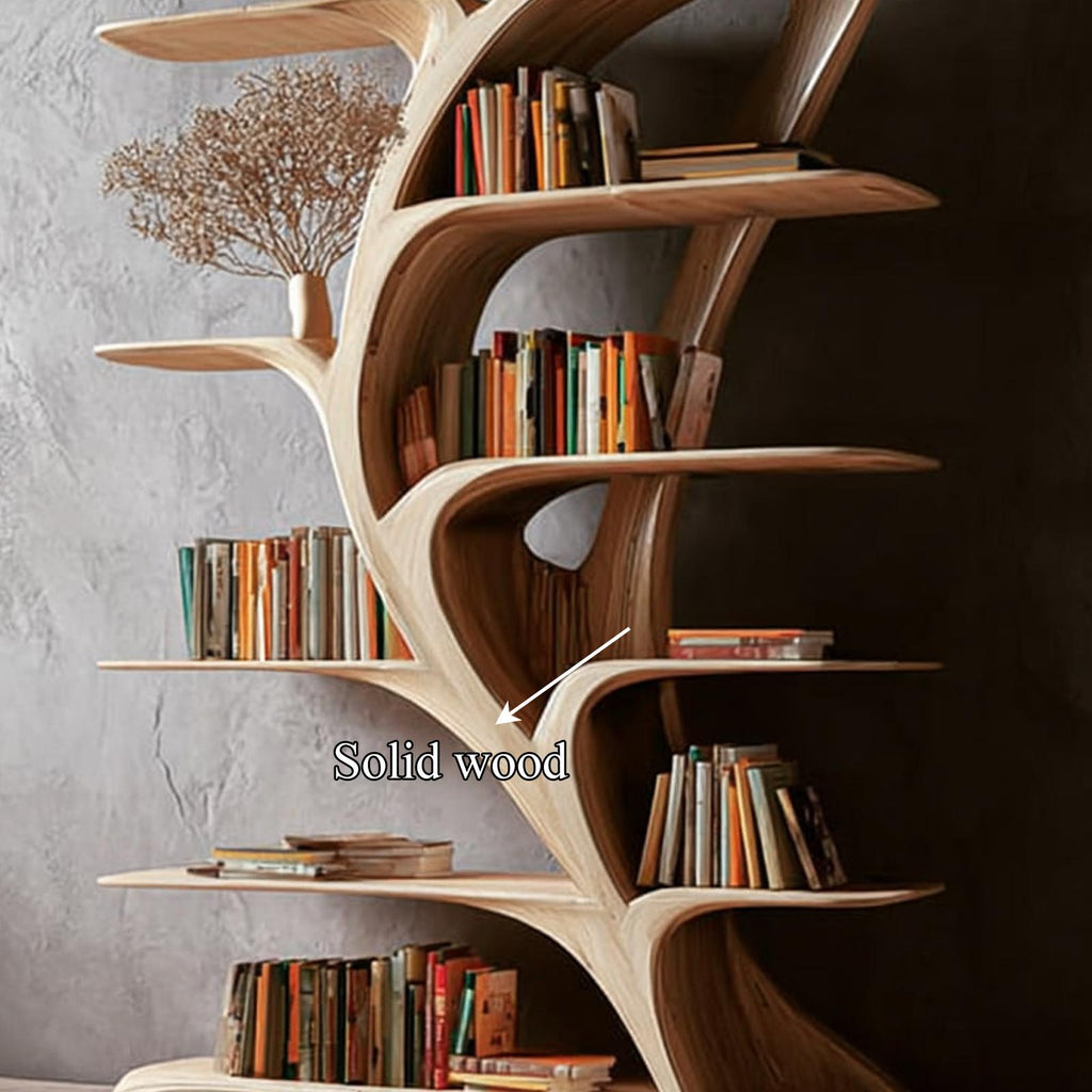 Midcentury Tree Bookshelf Bedroom Reading