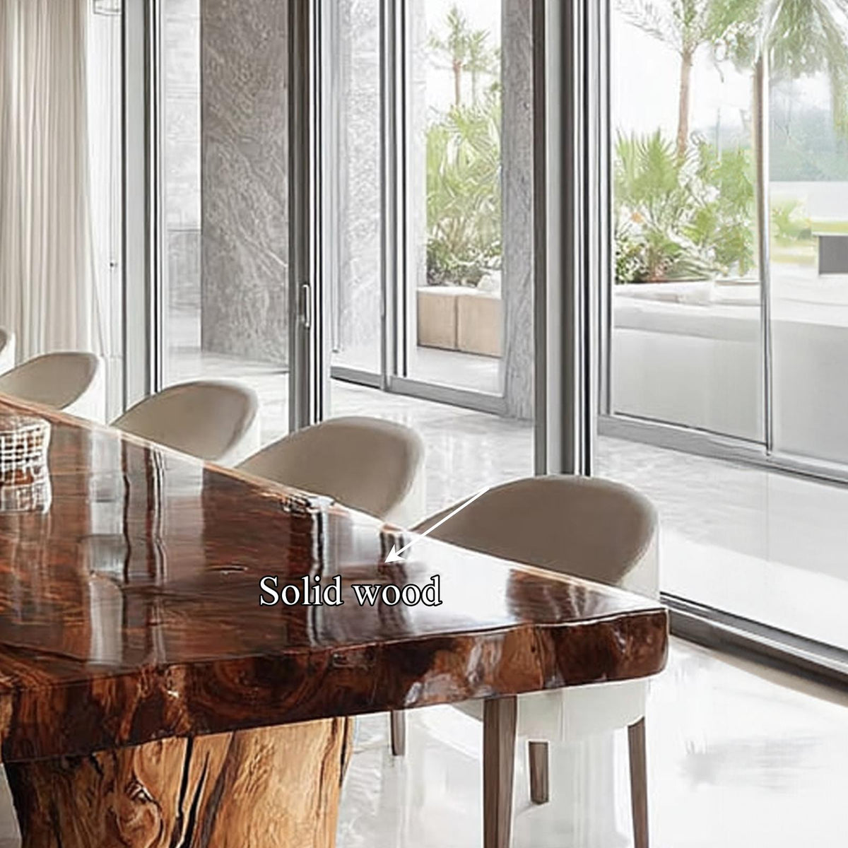 Rustic Dining Table Contemporary Home SINLKIDT092