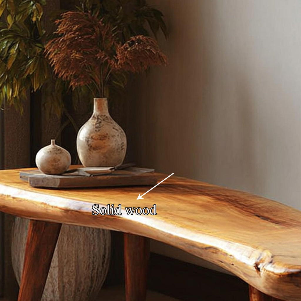 Rustic Long Bench Entryway Modern Accent Furniture