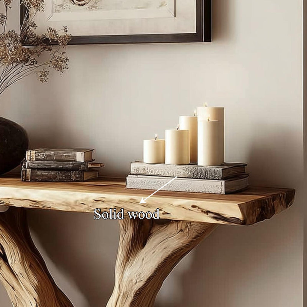 Rustic Console Table Accent Living Room