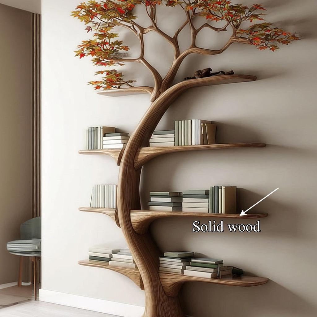Midcentury Tree Bookshelf Bedroom Home Office