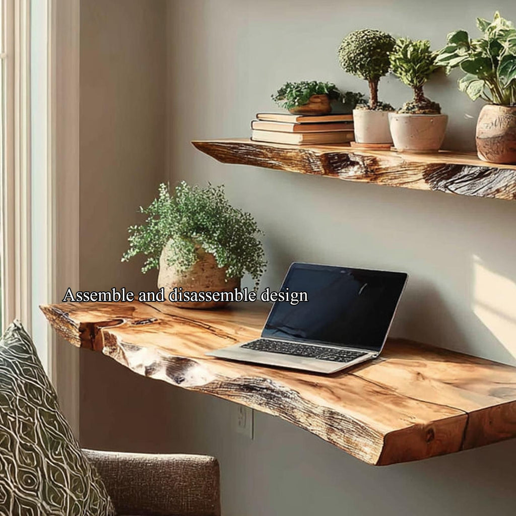 Rustic Floating Desk Home Office