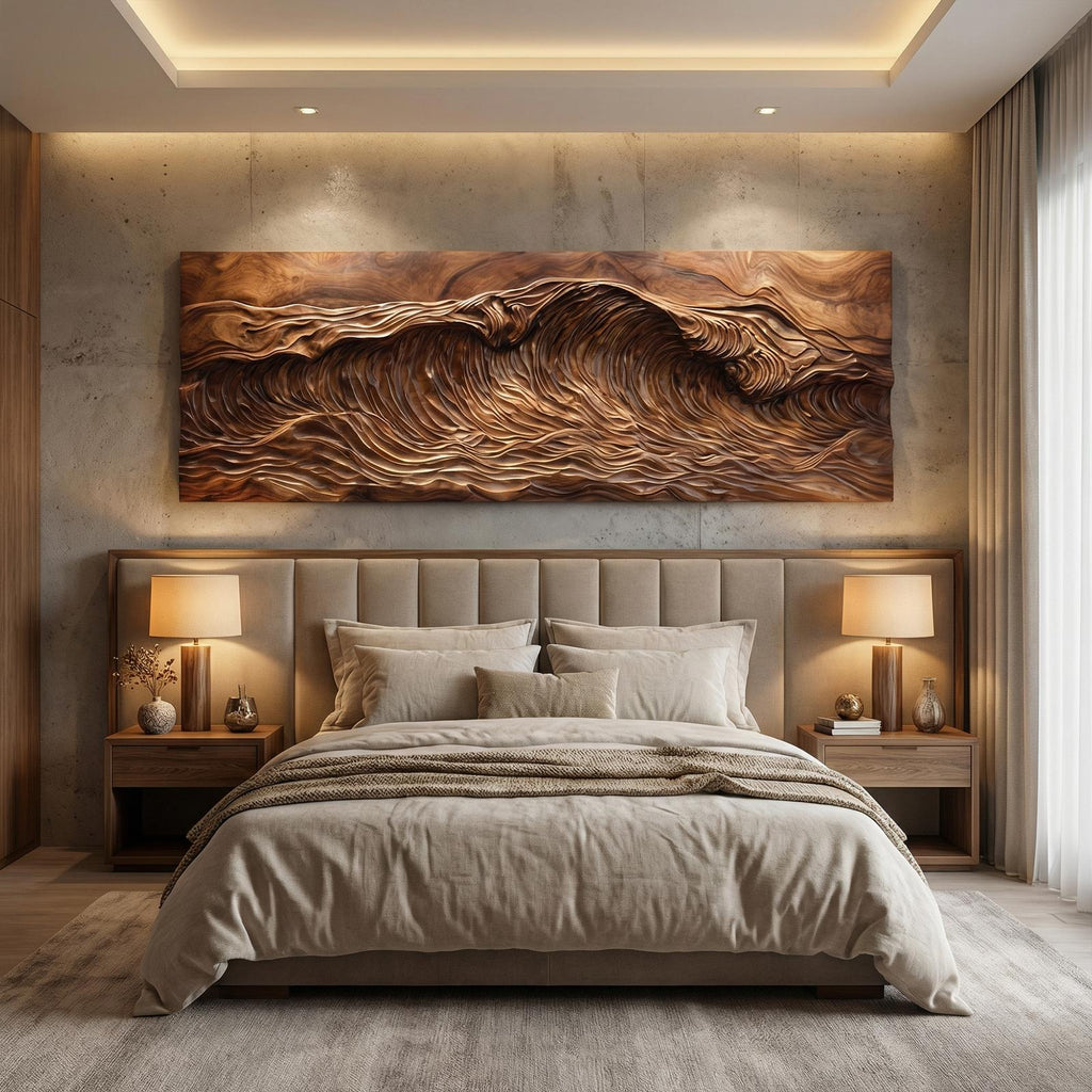 Rustic Wood Relief Wall Decor Living Room And Bedroom