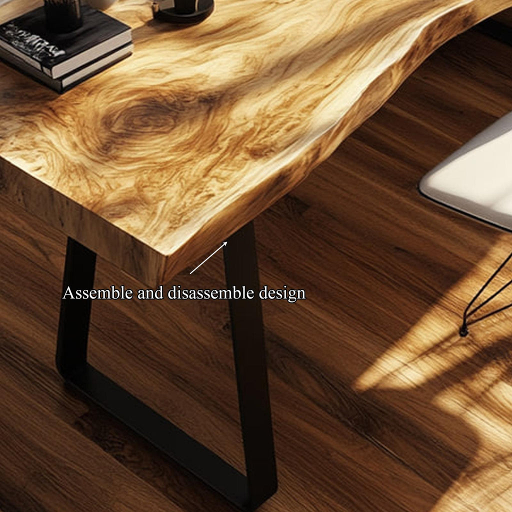 Rustic Live Edge Modern Work Desk Home Office And Studio Room